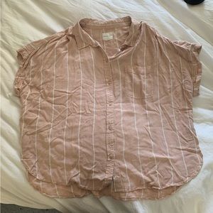 3/$15 SUMMER TOPS - Soft Pink Button Down